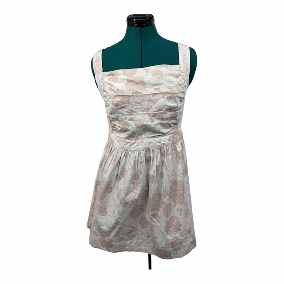 Free People Meet Me In Maui Mini Dress Floral Back Tie Boho - Picture 6 of 10